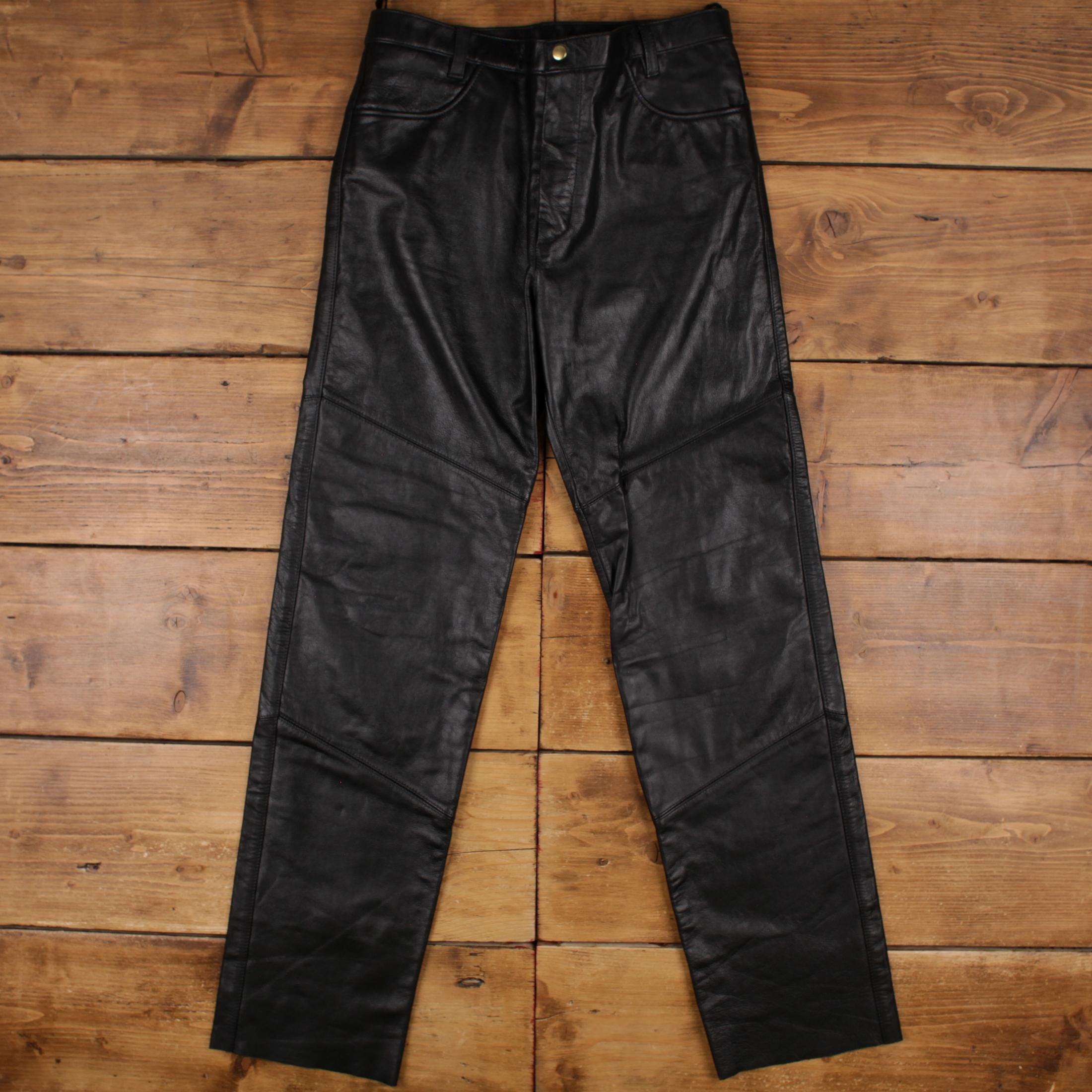 ヴィンテージ ウィルソンズ スエード＆レザー レザーパンツ トラウザー