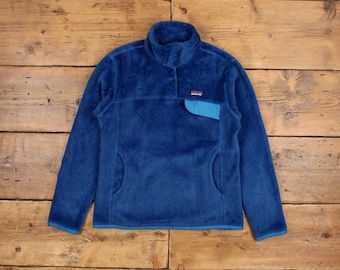 Kurtka Outdoorowa Vintage Patagonia M Snap T Fleece Blue Womens