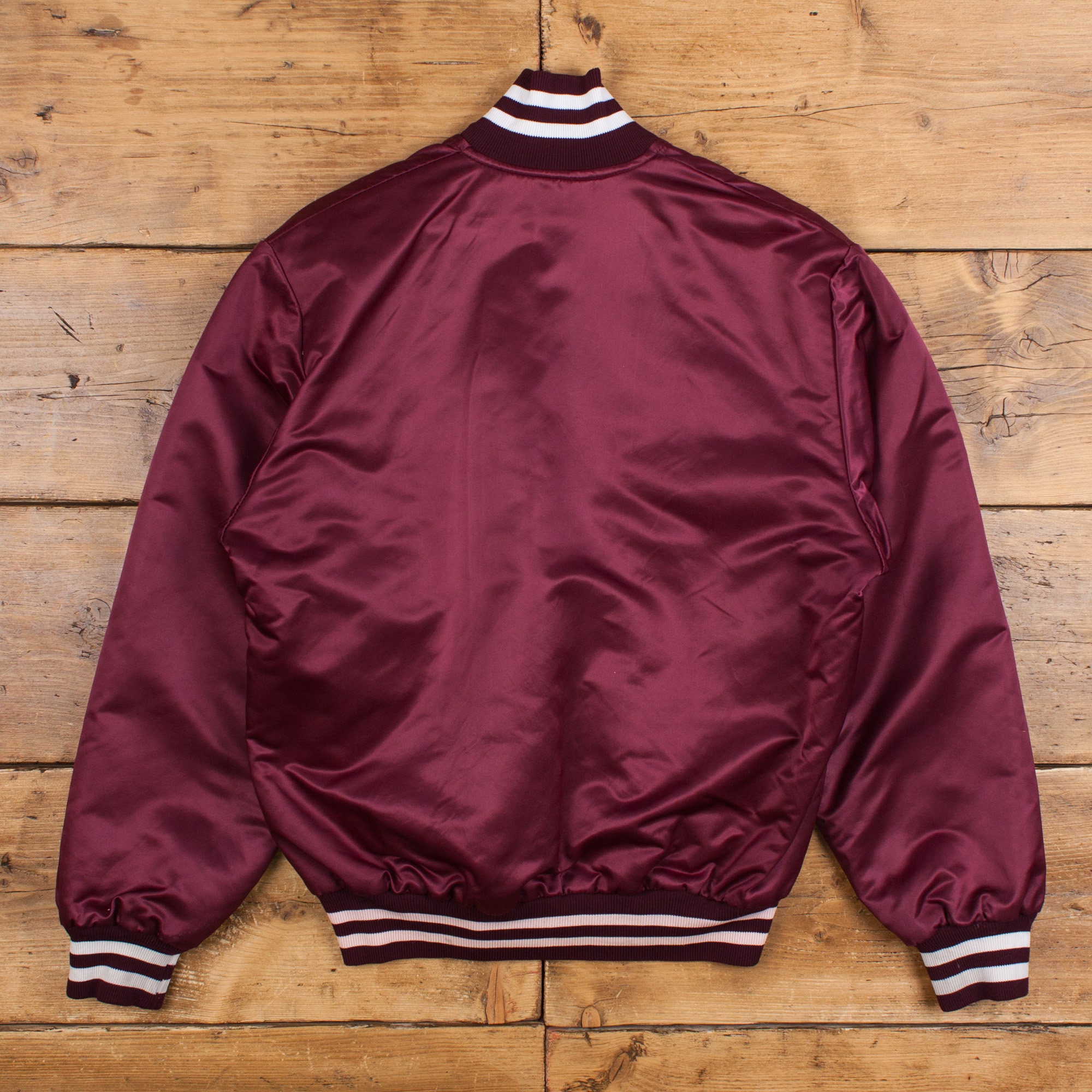 Vintage Birdie Varsity Jacket M 80s Bomber Satin Embroidered Vintage Birdie Varsity Jacket M 80s Bomber Satin Embroidered