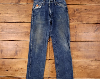 Vintage Wrangler Jeans Hose Hose 29x32 FR Denim Unisex Gerade Blau