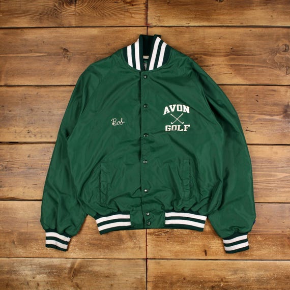 Giacca vintage Champion Varsity XL 90s Bomber Avon Golf USA Made