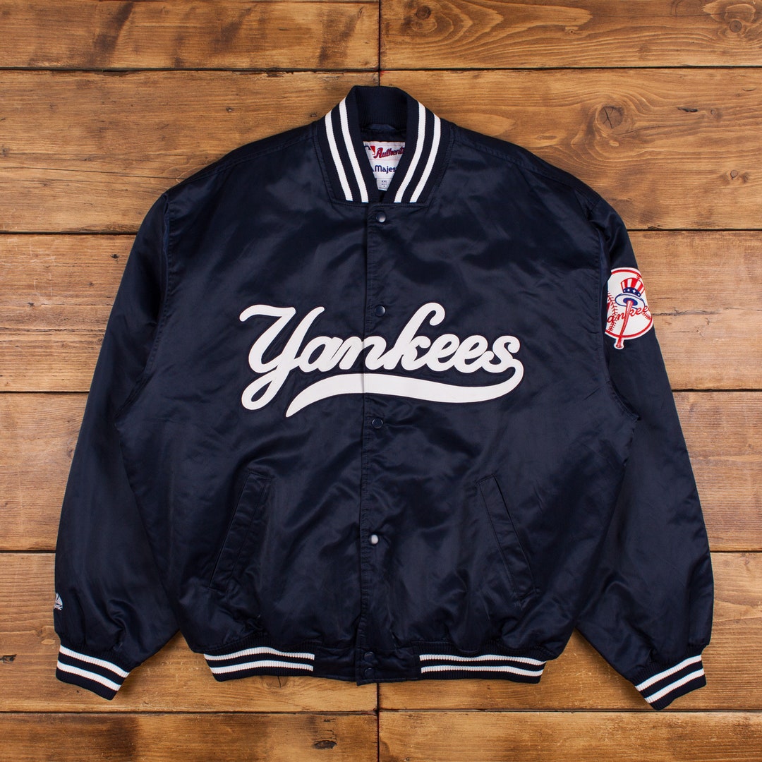 NY YANKEES 90s Authentic Collection / Majestic Athletic Jacket, Size Medium