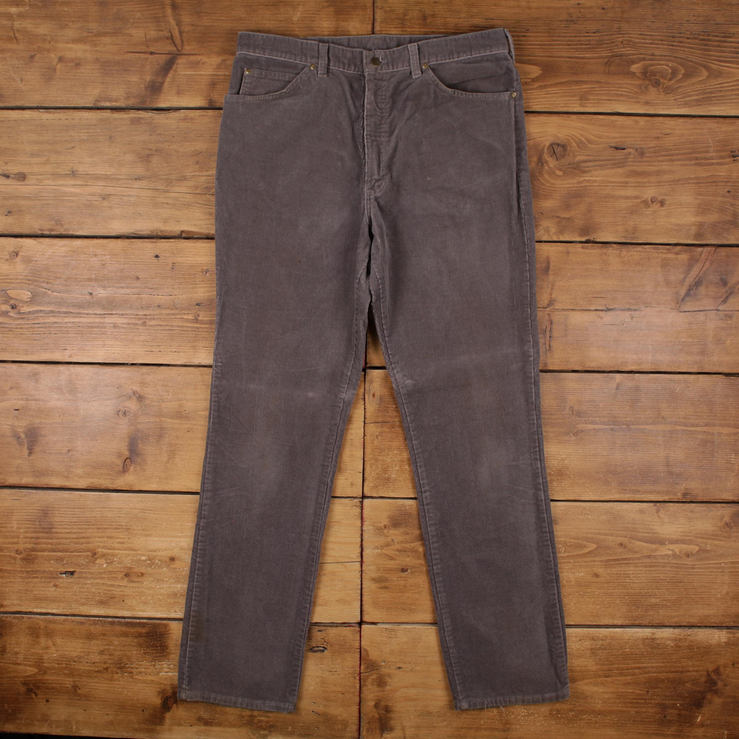 Gray Corduroy Pants Mens UK