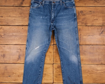 Vintage Wrangler Jeans Hose Hose 40x30 Denim Western Herren Gerade Blau