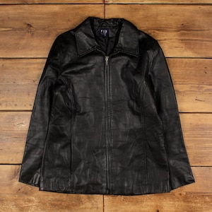 Vintage Leather Gap Jacket - Etsy UK
