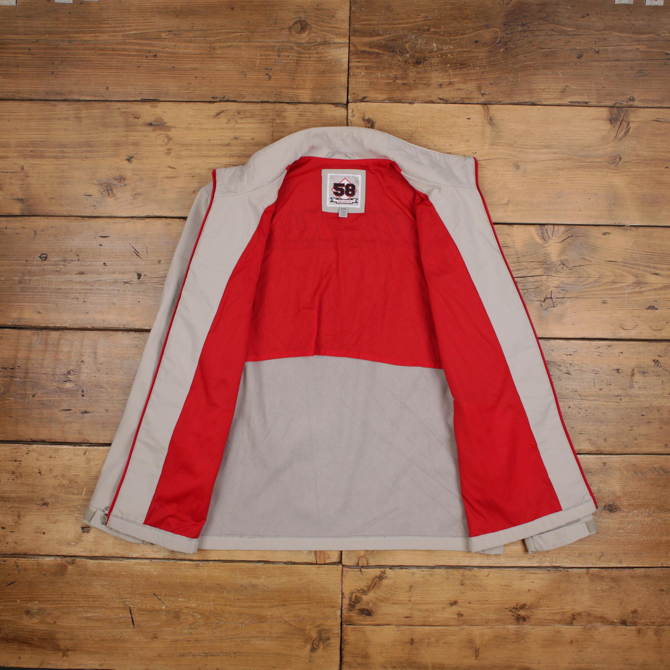 Vintage 58 Sports Track Jacket XL NCAA Louisville Cardinals Grey