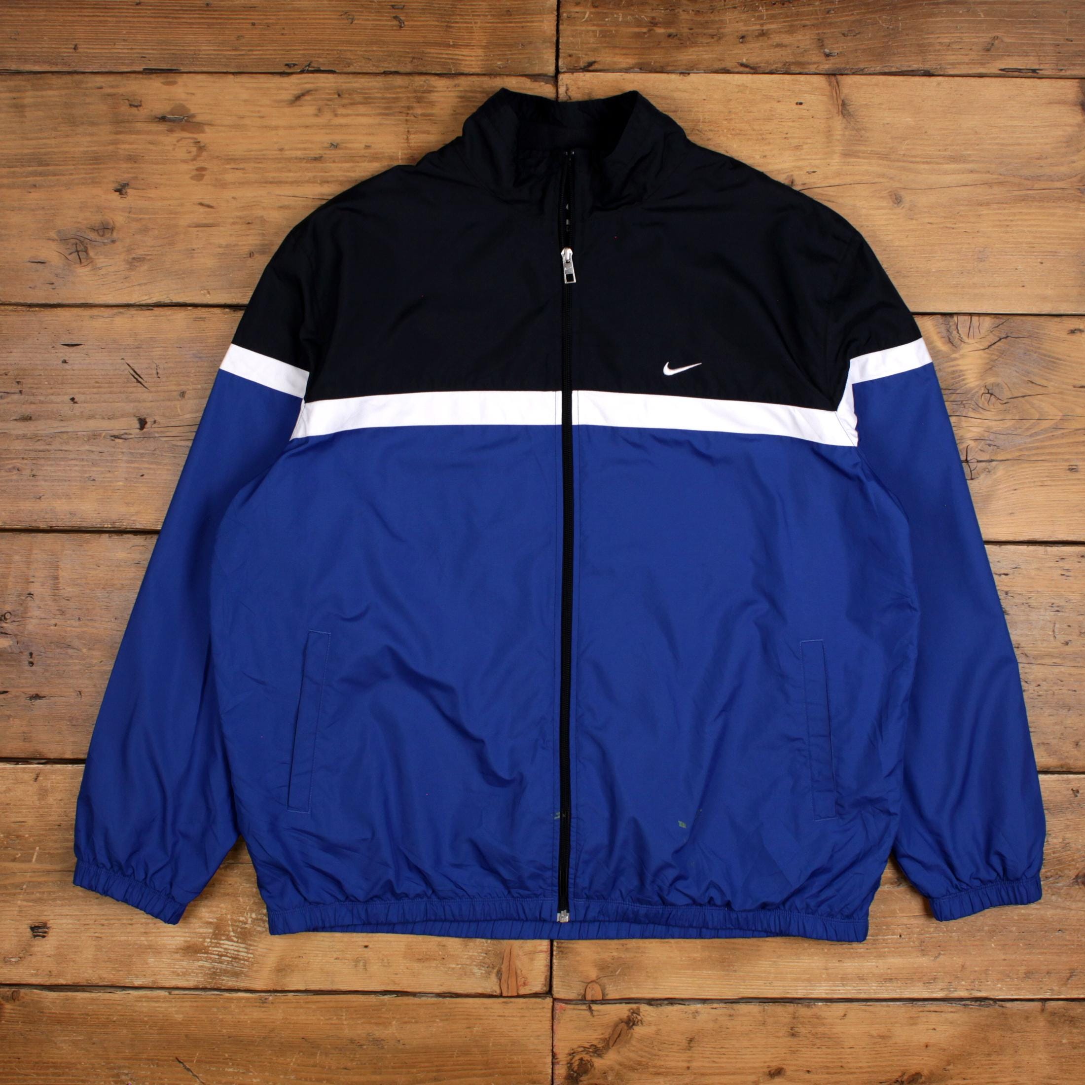 Nike striped jacket sale