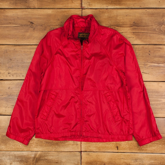 80s】Eddie Bauer zip up nylon jacket old