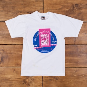Vintage Fruit of the Loom Single Stitch T Shirt S 90s USA Made Tee Womens R33360