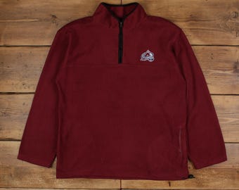 Vintage NHL Outdoor Jacket L Alaskan Hardgear Fleece Red