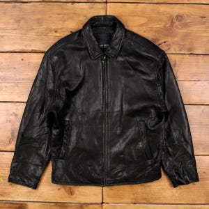 Robert Comstock Leather Jacket for Men - Etsy