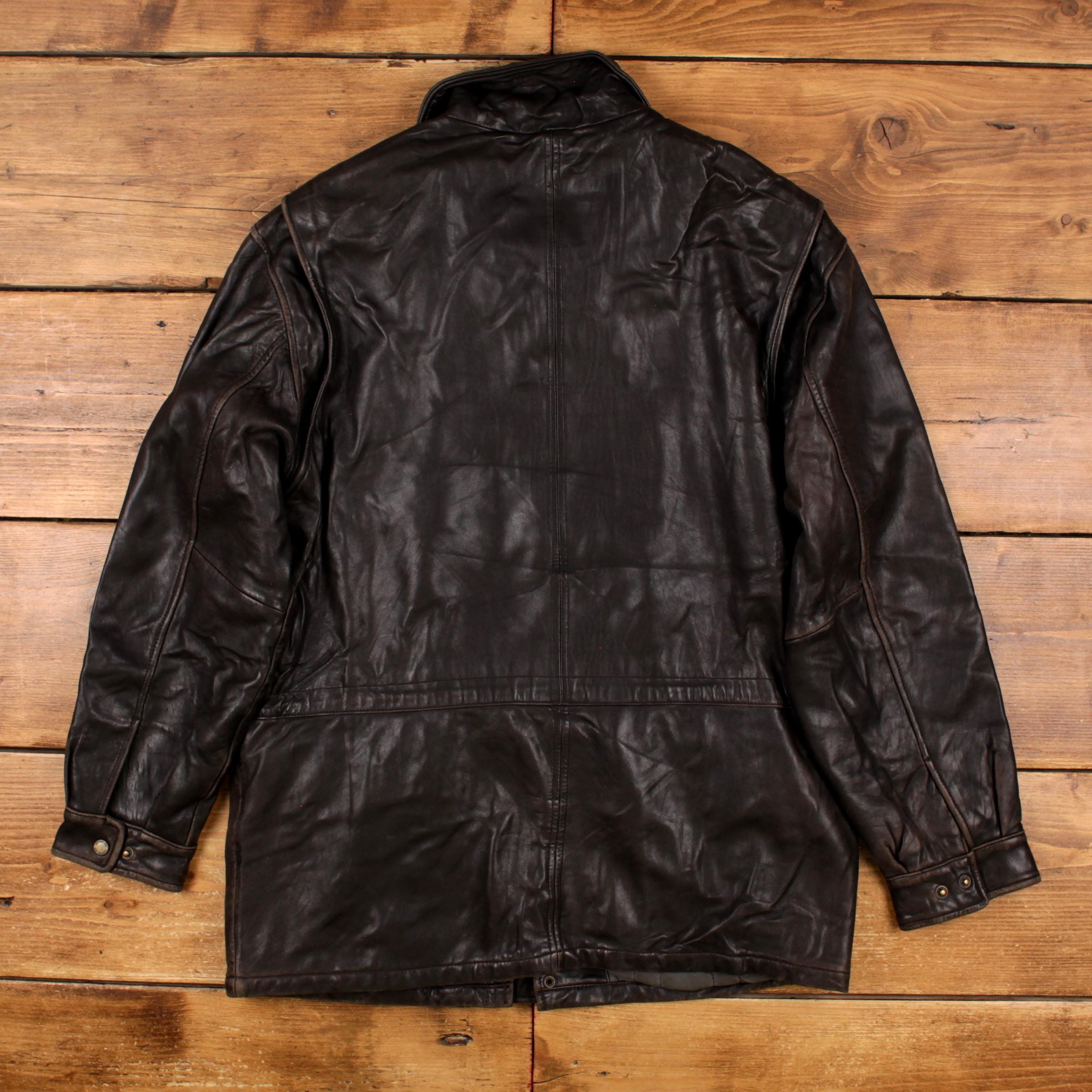90s ロンドン フォグ London Fog レザー カーコート ブラックXL il_fullxfull.7368313639_hfn1.jpg