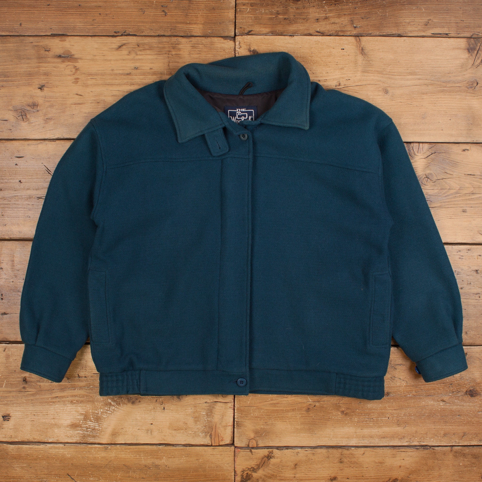 80s USA製 Woolrich ダウンベスト CHARCOAL 古着 80s USA製 WoolRich 60/40クロス シェル ダウン ベスト