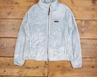 Vintage Columbia Outdoor Jacke XL Fleece Damen Fleece Blau