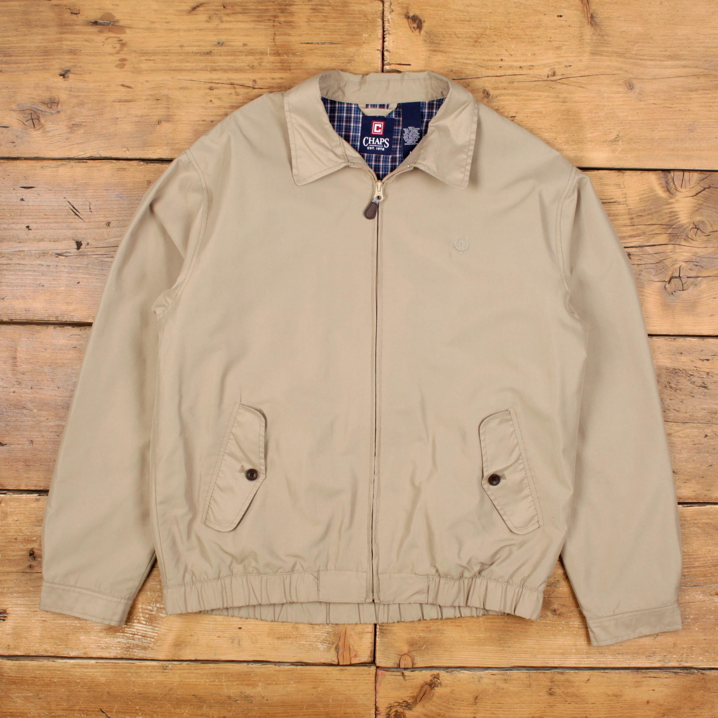 CHAPS RALPH LAUREN ベージュ ダブルブレストジャケット chaps Ralph Lauren ドリズラージャケット L ベージュ コットン
