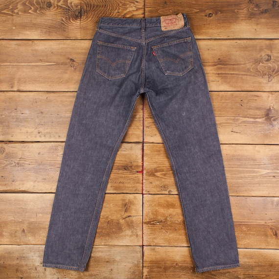 Vintage Levis 501 Jeans 30 x 34 Dark Wash Straigh… - image 3