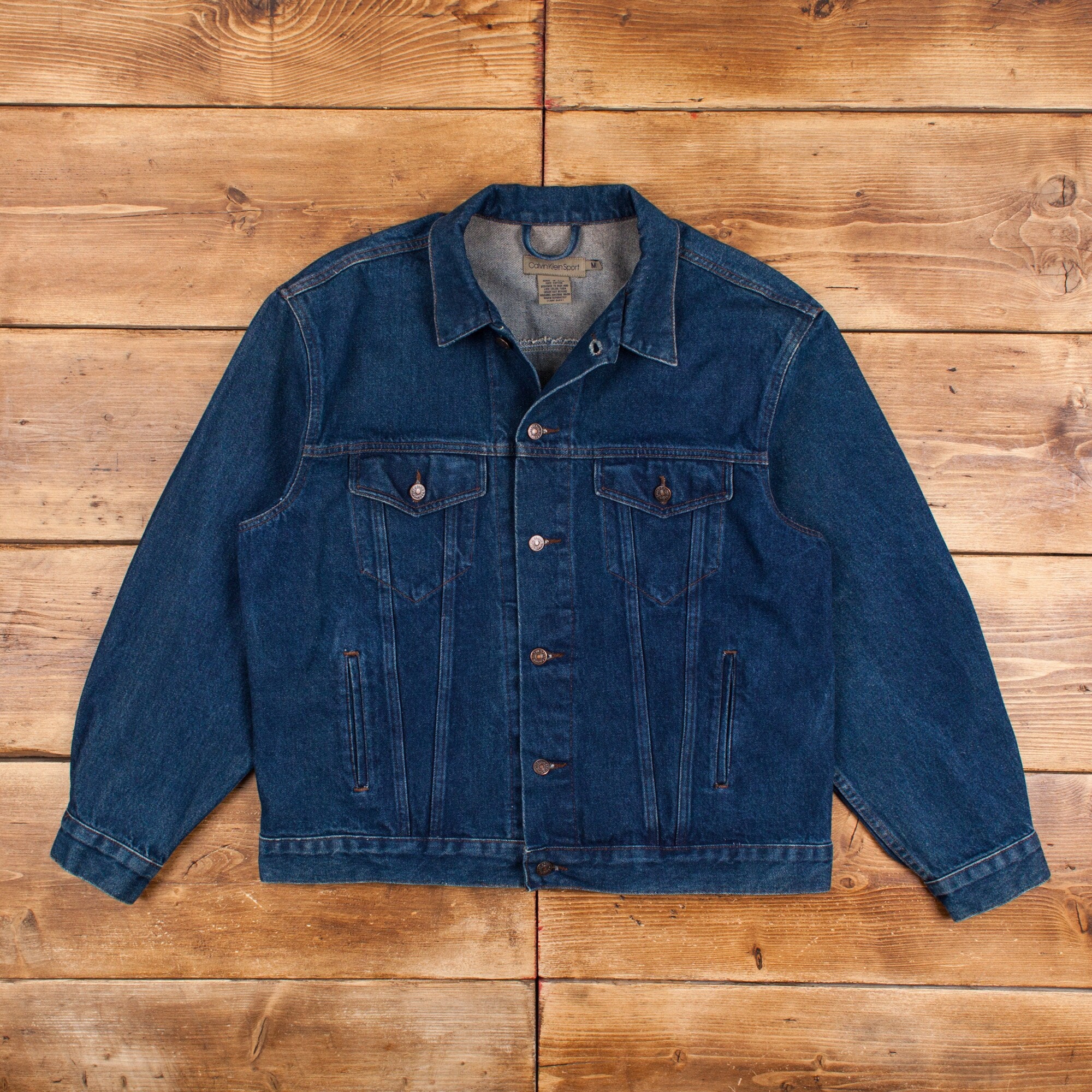 Vintage calvin klein jean jacket Clearance