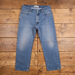Vintage Levis 505 Jeans 36 x 29 Stonewash Straight Blue Red Tab Denim