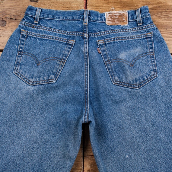 Vintage Levis 545 Jeans 34 x 30 USA Made Stonewas… - image 8