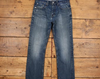 Levis 559 Jeans 30x30 Mens Blue Relaxed Straight Stonewash Red Tab Denim