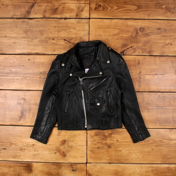 Vintage Branded Garments Inc Leather Jacket S Motorcycle Biker