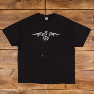 Vintage Graphic T Shirt 2XL USA Black Tee