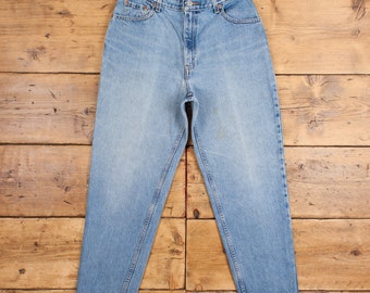 Vintage Levis 550 Jeans 30 x 29 Stonewash Tapered Blue Red Tab Denim