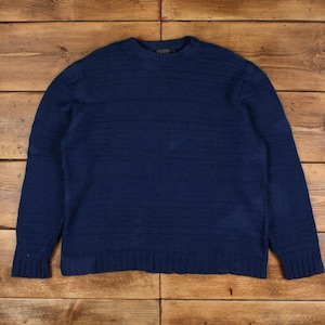 Vintage Pendleton Jumper Sweater XL Thomas Kay Basketweave Knit Roundneck Wool