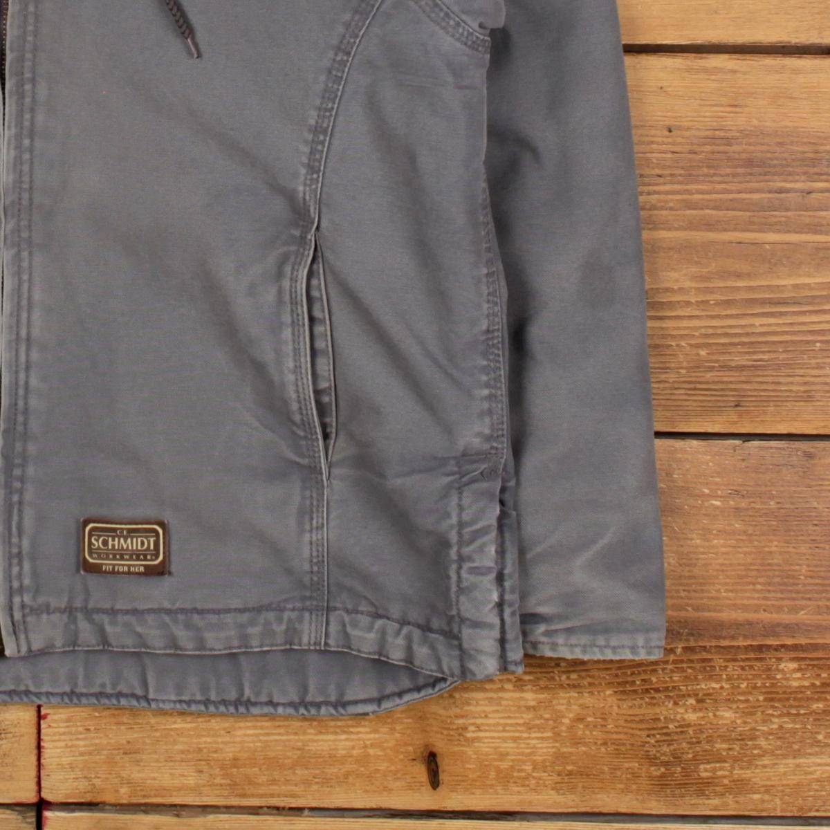Vintage Schmidt Workwear Jacket L Lined Active Grey Womens - Etsy
