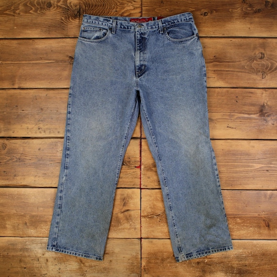 Vintage Quiksilver Jeans Pants Trousers 38x32 Baggy Y2K Mens