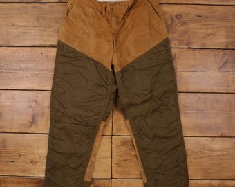 Buy Vintage Saftbak Trousers Pants 34x29 Mens 70s Brown Hunting