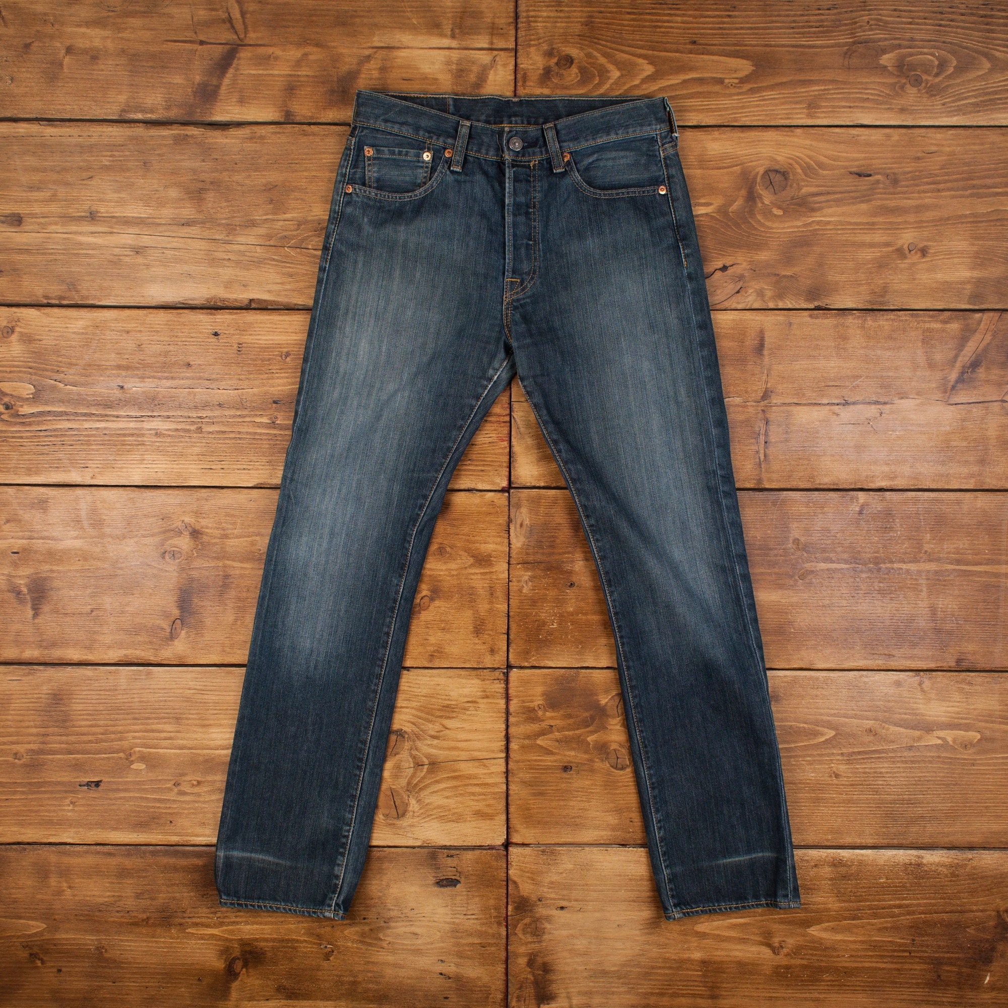 Vintage Levis 501 Jeans X Straight Leg Faded Dark - Etsy