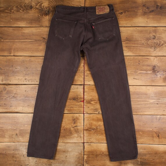 Vintage Levis 501 Jeans 35 x 36 Dark Wash Straigh… - image 2