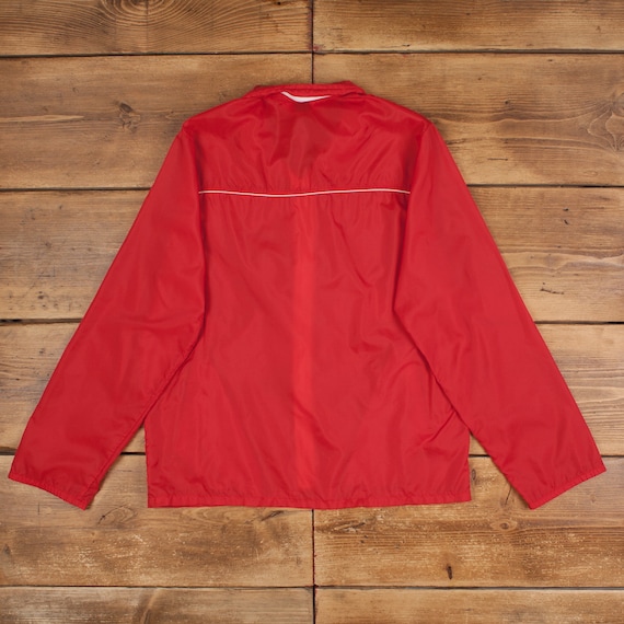 Vintage Jcpenney Windbreaker Jacket L 70s Red Zip Etsy Canada