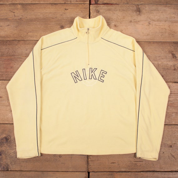 Nunca de ahora en adelante herida Vintage Nike Spell Out Fleece Large 90s Quarter Zip Sweatshirt - Etsy España