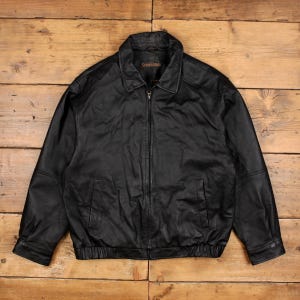 St Johns Bay Leather Jacket - Etsy