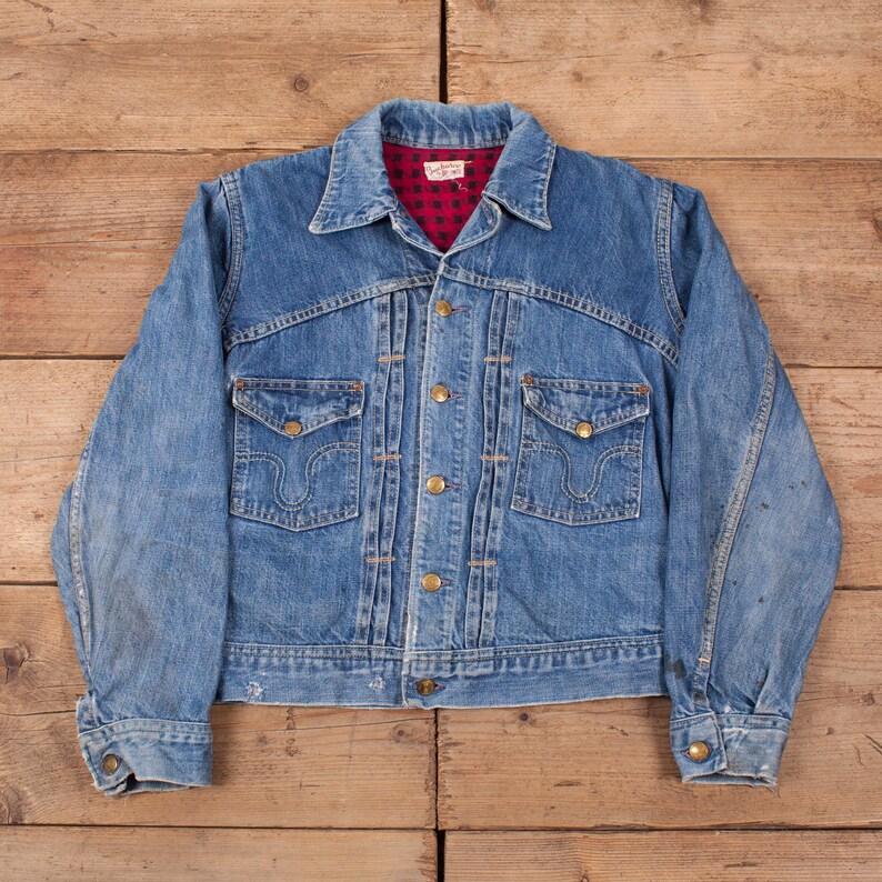 Vintage Big Smith Denim Jacket Small 