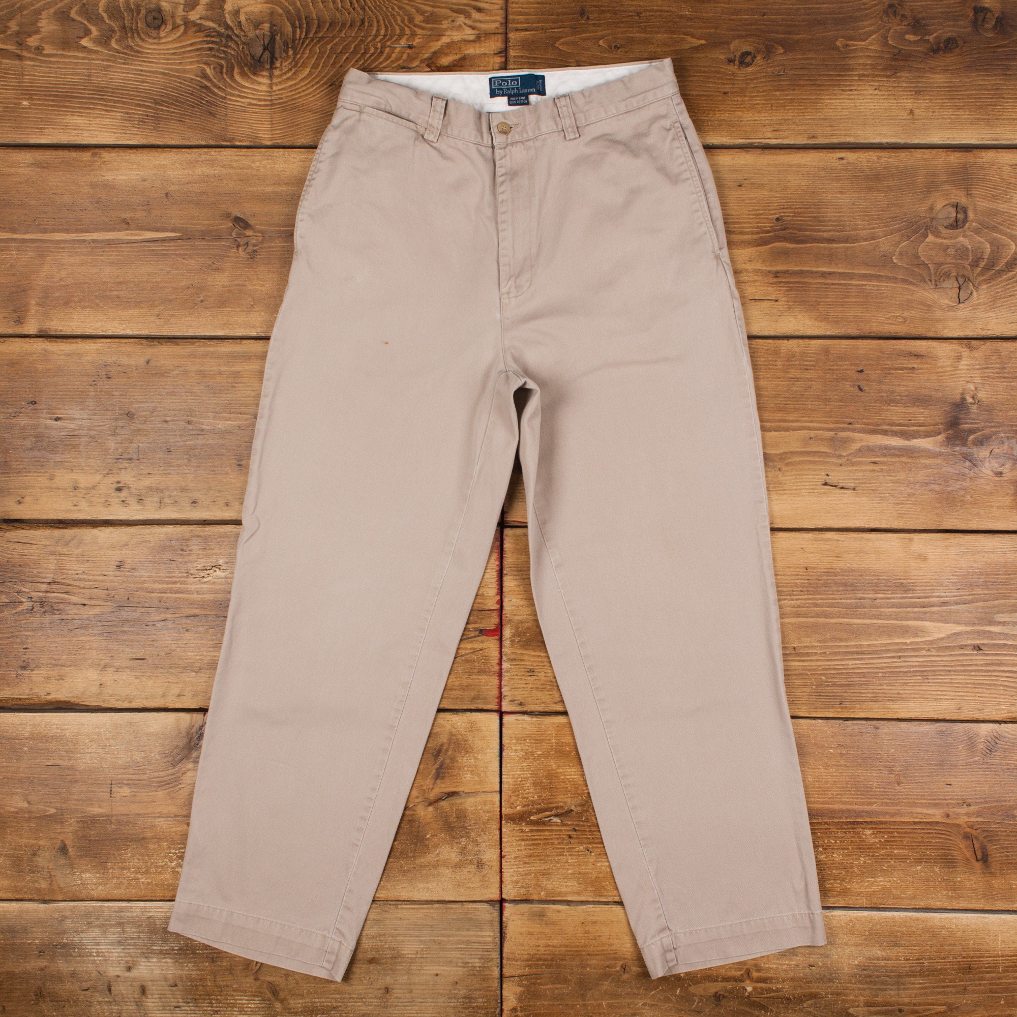 Vintage Polo Ralph Lauren Chino Pants Trousers 30x29 90s