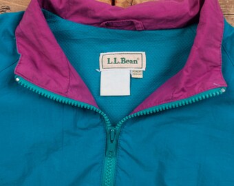 Vintage L.l.bean Bomber Jacket M 80s Blue Womens Zip - Etsy