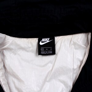 Nike Air Force 1 Air Force 1 XL-jas heren 00s zwarte pullover anorak gevoerd met capuchon afbeelding 3