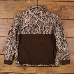 Lady Drake Waterfowl Systems Fleece Jacket L Womens Brown Polyester Lined image 2