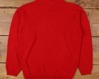 Vintage 1990s Kate Collins Made in USA Knitted Sweater / Vintage 