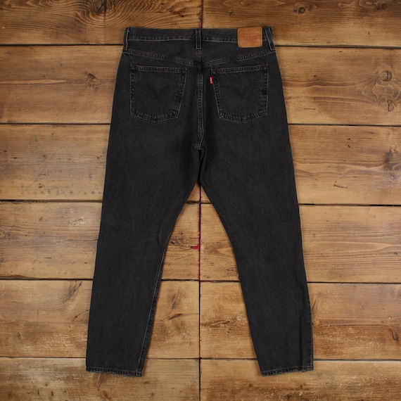Vintage Levis 501 S Jeans 31 X 28 Big E Premium Dark Wash Straight