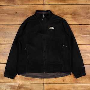 Vintage North Face Outdoor Jacket L Windwall Fleece Black