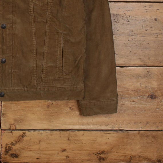 Vintage Levi's Corduroy Jacket L Trucker Sherpa Lined