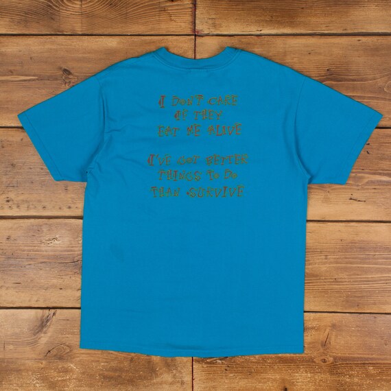 90's Hanes グラフィックTシャツ vintage ヴィンテージ ヘインズ グラフィック T シャツ L 90 年代 ブルー