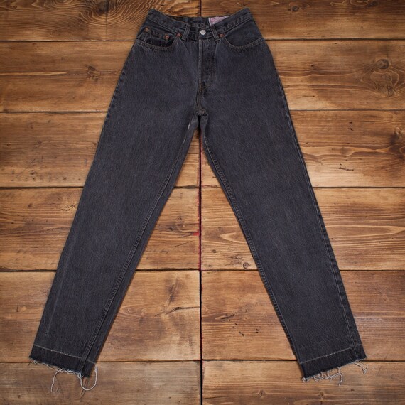 Vintage Levis 901 Jeans 25 X 30 USA 90s Raw Hem Dark Grey - Etsy UK Vintage Levis 901 Jeans 25 X 30 USA 90s Raw Hem Dark Grey - Etsy UK