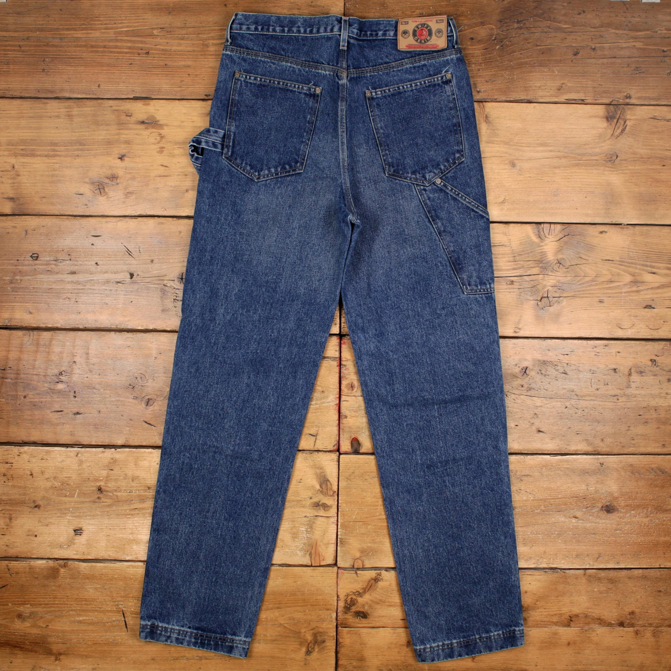 Vintage Swift Denim Jeans Pants Trousers 34x35 90s Carpenter Denim