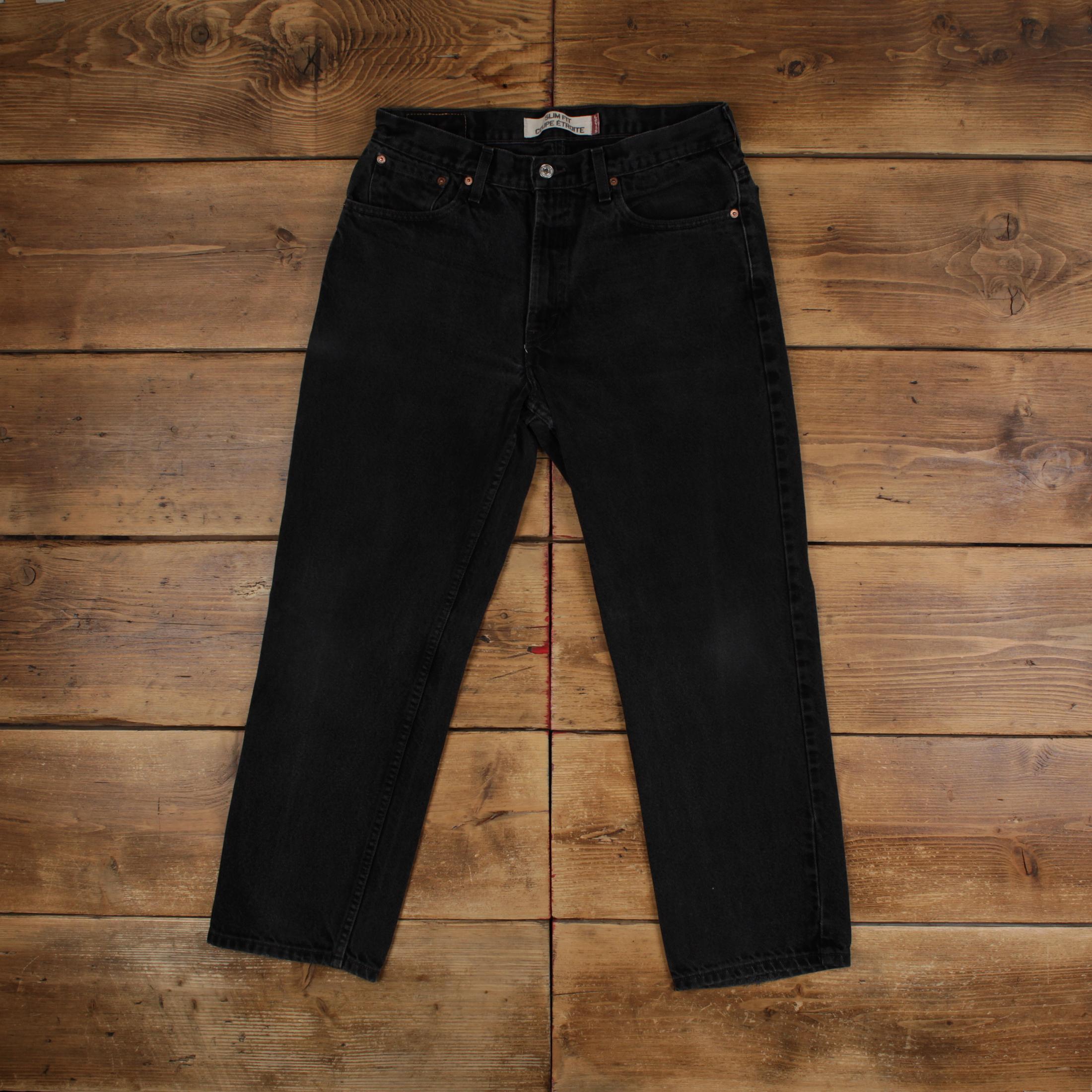 Levi Strauss & Co. 516 ブラックデニム W34 L32 90s メキシコ製 Levi'sリーバイス 550 ブラック デニムパンツ