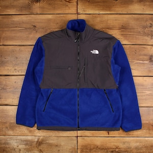 Vintage North Face Outdoor Jacket L Denali Fleece Blue